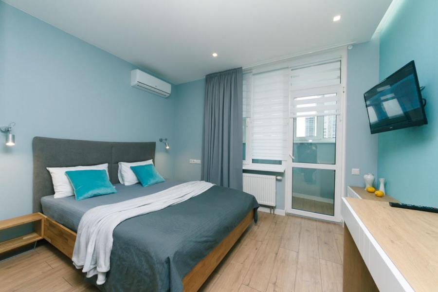 Happy Apartment, Warmth, Comfort, Turquoise Kyiv Exterior photo